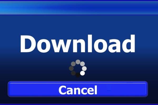 download, button, symbol