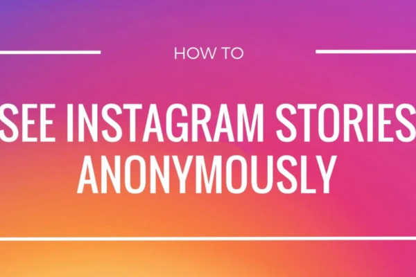 see Instagram stories anonymously
